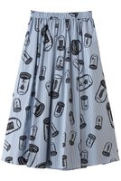 【プレインピープル/PLAIN PEOPLE】のハイカウントストライプギャザーフレアスカート 人気、トレンドファッション・服の通販 founy(ファニー) ファッション Fashion レディースファッション Fashion for Women スカート Skirts Aライン・フレアスカート A-Line & Flared Skirts ロングスカート Long Skirts / Maxi & Midi Skirts ギャザー Gathered, Ruffled ストライプ Stripe, Striped Pattern プリント Print, Printed Pattern ロング Long, Long-Length 夏 Summer 春 Spring S/S・春夏 SS, Spring/Summer, Warm Season |ID:prp329100004925053