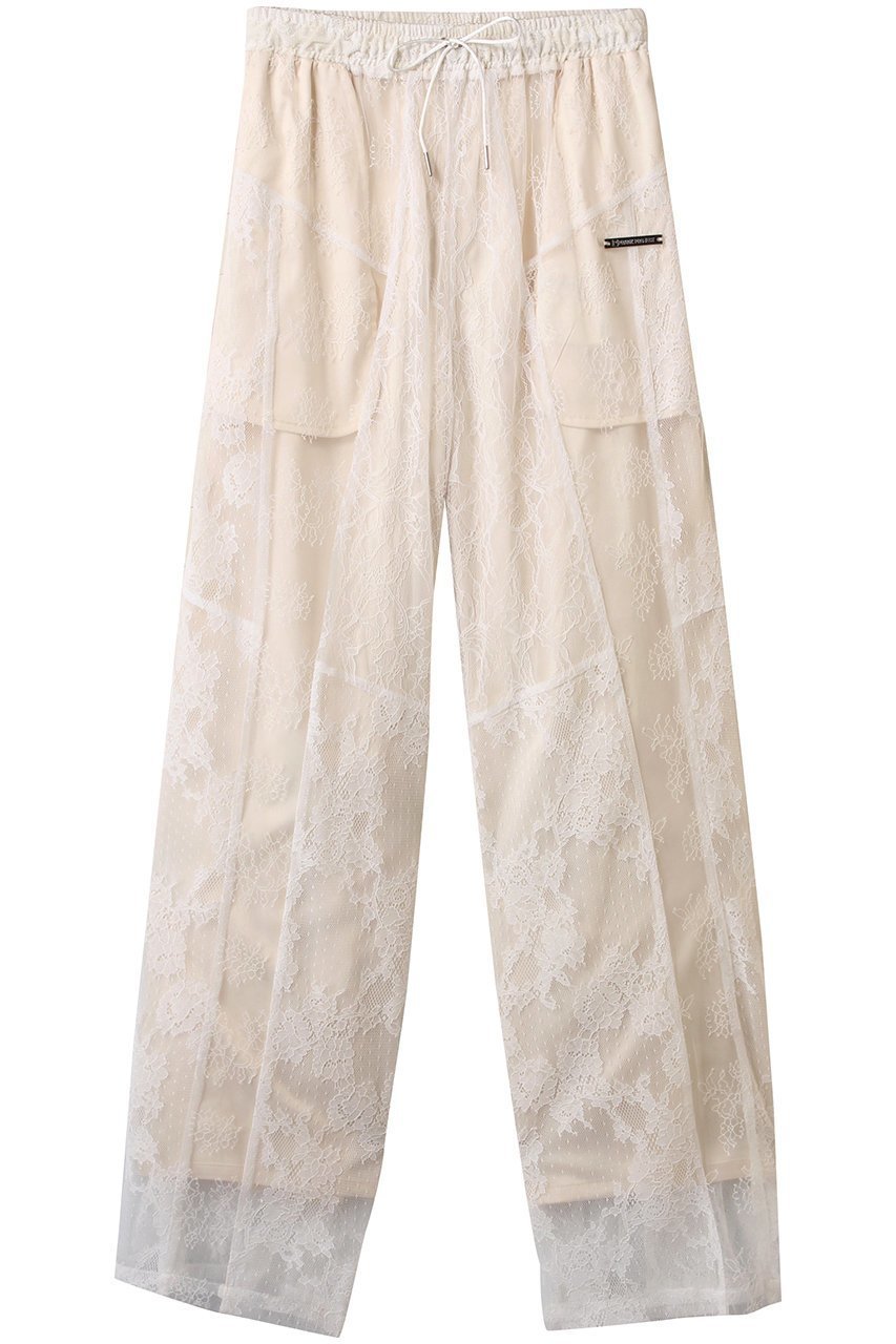 【プランク プロジェクト/PRANK PROJECT】のレースブロッキングサテンパンツ / Lace Blocking Satin Pants インテリア・キッズ・メンズ・レディースファッション・服の通販 founy(ファニー) 　ファッション　Fashion　レディースファッション　Fashion for Women　パンツ　Pants & Trousers　おすすめ　Recommended / Our Picks　インナー　Innerwear　ペチコート　Petticoat, Underskirt　レース　Lace, Lace Fabric　IVR(アイボリー)|ID: prp329100004925063 ipo3291000000036955793