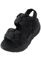 【スティーブマデン/STEVE MADDEN】のHORIZON 5 編み込みスポーツサンダル ブラック/ブラック|ID: prp329100004925064 ipo3291000000036955815