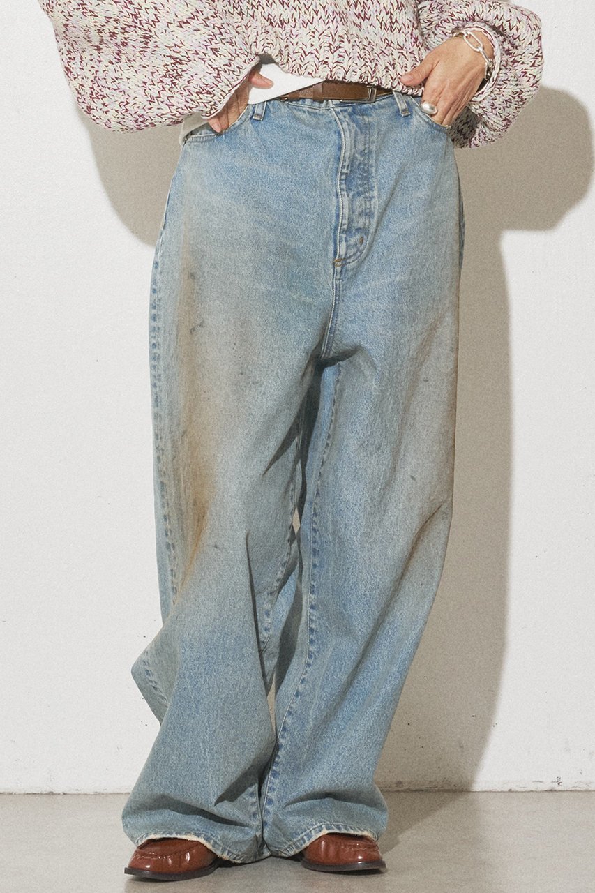 【ウィムガゼット/Whim Gazette】の【GEMINI】ダスティDENIM 人気、トレンドファッション・服の通販 founy(ファニー) 　ファッション　Fashion　レディースファッション　Fashion for Women　パンツ　Pants & Trousers　デニムパンツ・ジーンズ・美脚デニム　Denim Jeans & Pants　おすすめ　Recommended / Our Picks　コンパクト　Compact, Small Size　ストーン　Stone, Gem-Like　デニム　Denim, Jeans Material　ワイド　Wide, Wide Fit　other-2|ID: prp329100004925068 ipo3291000000036955851