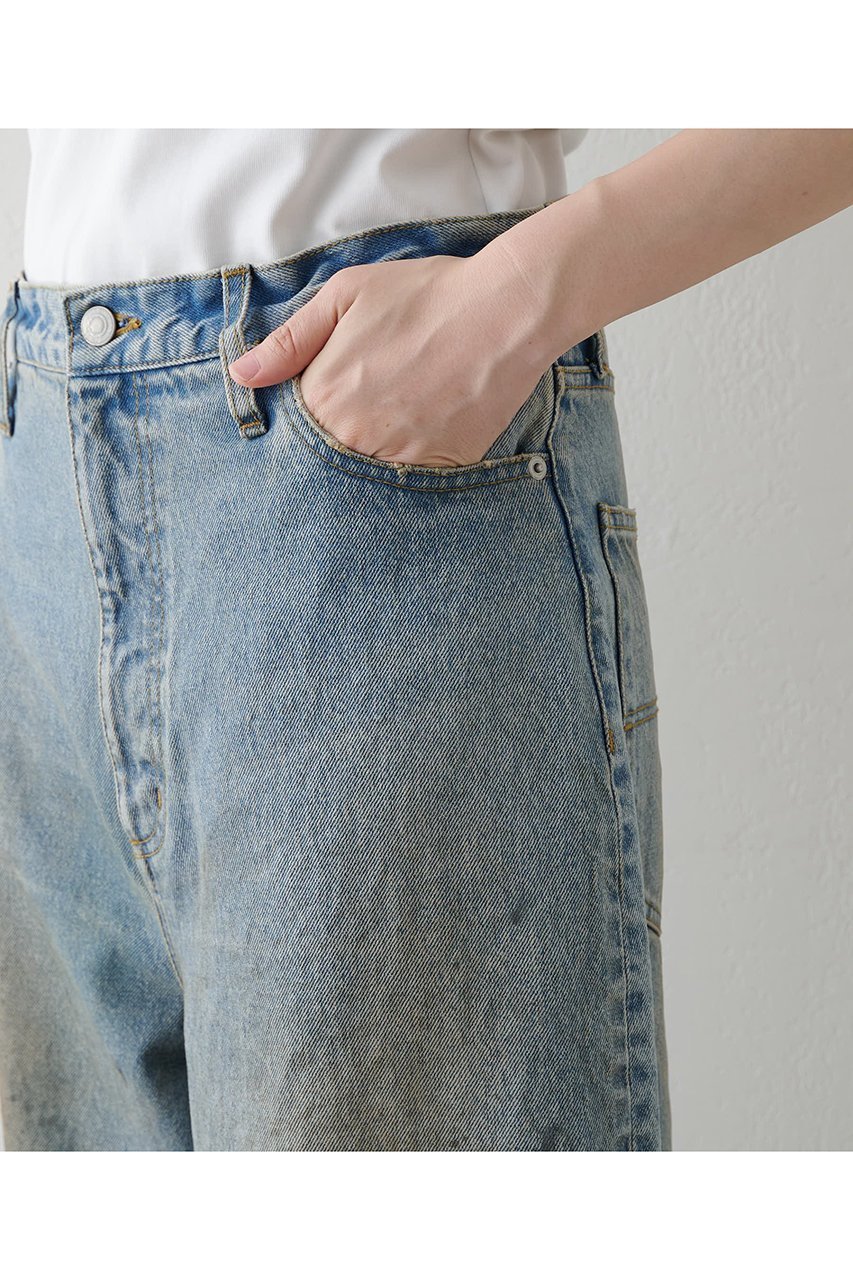 【ウィムガゼット/Whim Gazette】の【GEMINI】ダスティDENIM 人気、トレンドファッション・服の通販 founy(ファニー) 　ファッション　Fashion　レディースファッション　Fashion for Women　パンツ　Pants & Trousers　デニムパンツ・ジーンズ・美脚デニム　Denim Jeans & Pants　おすすめ　Recommended / Our Picks　コンパクト　Compact, Small Size　ストーン　Stone, Gem-Like　デニム　Denim, Jeans Material　ワイド　Wide, Wide Fit　other-8|ID: prp329100004925068 ipo3291000000036955857