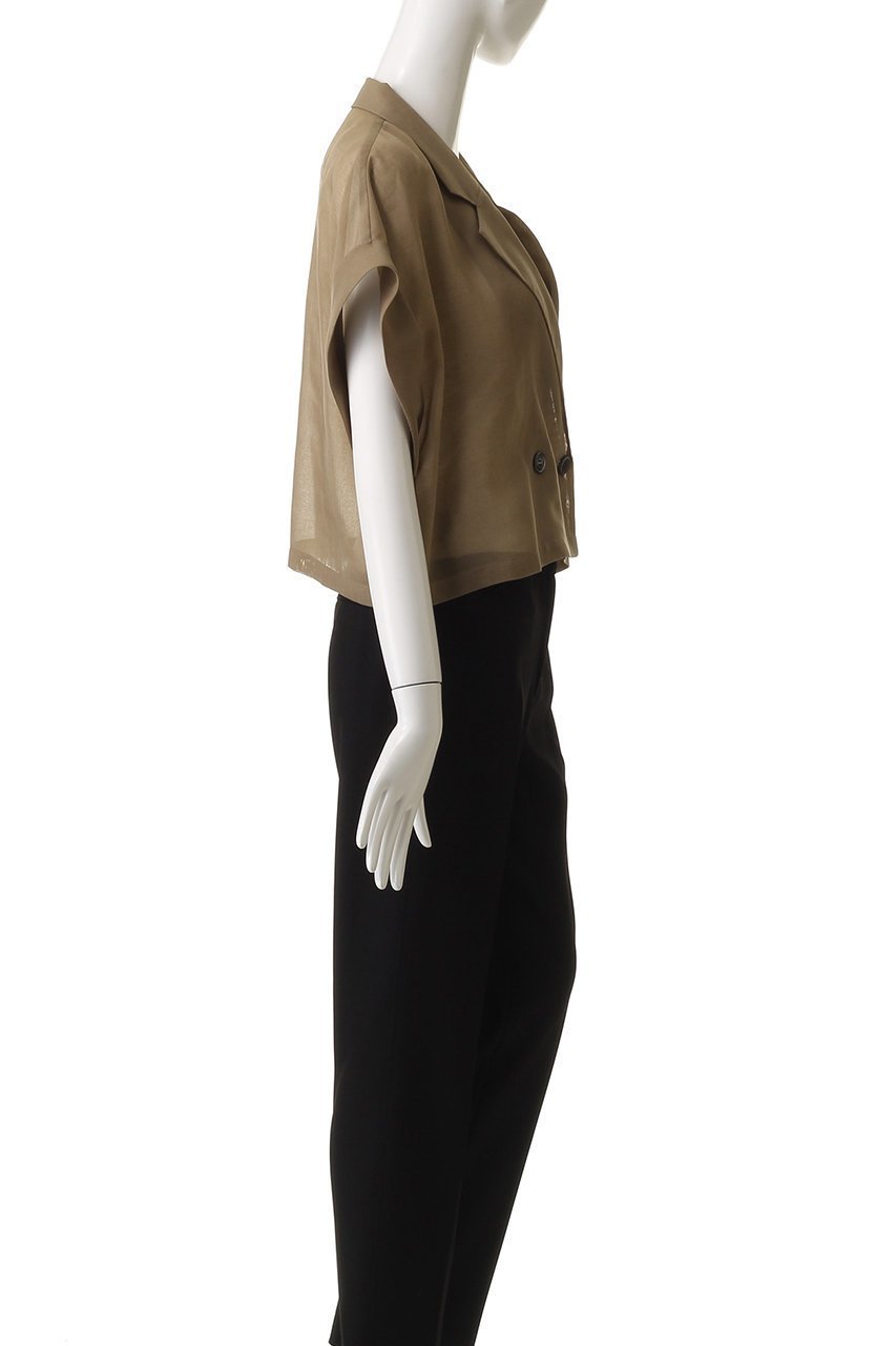 【アナイ/ANAYI】のシアーオーガンフレンチスリーブジャケット 人気、トレンドファッション・服の通販 founy(ファニー) 　ファッション　Fashion　レディースファッション　Fashion for Women　アウター　Coat / Outerwear Collection　レディースジャケット・軽アウター　Jackets　ショート　Short, Short Length　ジャケット　Jacket, Outerwear　夏　Summer　other-3|ID: prp329100004925074 ipo3291000000036955909