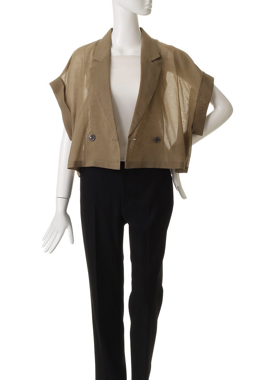 【アナイ/ANAYI】のシアーオーガンフレンチスリーブジャケット 人気、トレンドファッション・服の通販 founy(ファニー) 　ファッション　Fashion　レディースファッション　Fashion for Women　アウター　Coat / Outerwear Collection　レディースジャケット・軽アウター　Jackets　ショート　Short, Short Length　ジャケット　Jacket, Outerwear　夏　Summer　other-7|ID: prp329100004925074 ipo3291000000036955913