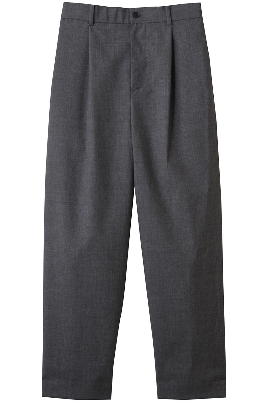 【エイトン/ATON / MEN】の【MEN】WOOL TORPICAL ルーズフィットパンツ インテリア・キッズ・メンズ・レディースファッション・服の通販 founy(ファニー) 　ファッション　Fashion　メンズファッション　Fashion for Men　ボトムス　Bottoms　ジャケット　Jacket, Outerwear　セットアップ　Set-Up, Coordinated Outfit　テーパード　Tapered, Tapered Pants　ループ　Loop, Loop Knit　トップグレー|ID: prp329100004925080 ipo3291000000036955956