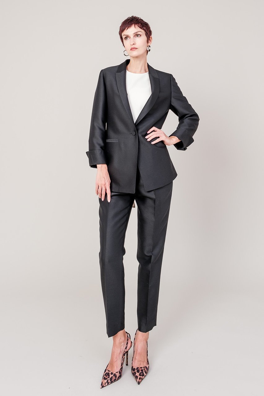 【ドメル/DOMELLE】のウール シルクツイル パンツ 人気、トレンドファッション・服の通販 founy(ファニー) 　ファッション　Fashion　レディースファッション　Fashion for Women　パンツ　Pants & Trousers　シルク　Silk, 100% Silk　ジャケット　Jacket, Outerwear　センター　Center, Center Line　ツイル　Twist, Twisted Detail　ビジネス 仕事 通勤　Business / Work / Commuting　エレガント 上品　Elegant　other-6|ID: prp329100004925083 ipo3291000000036955999