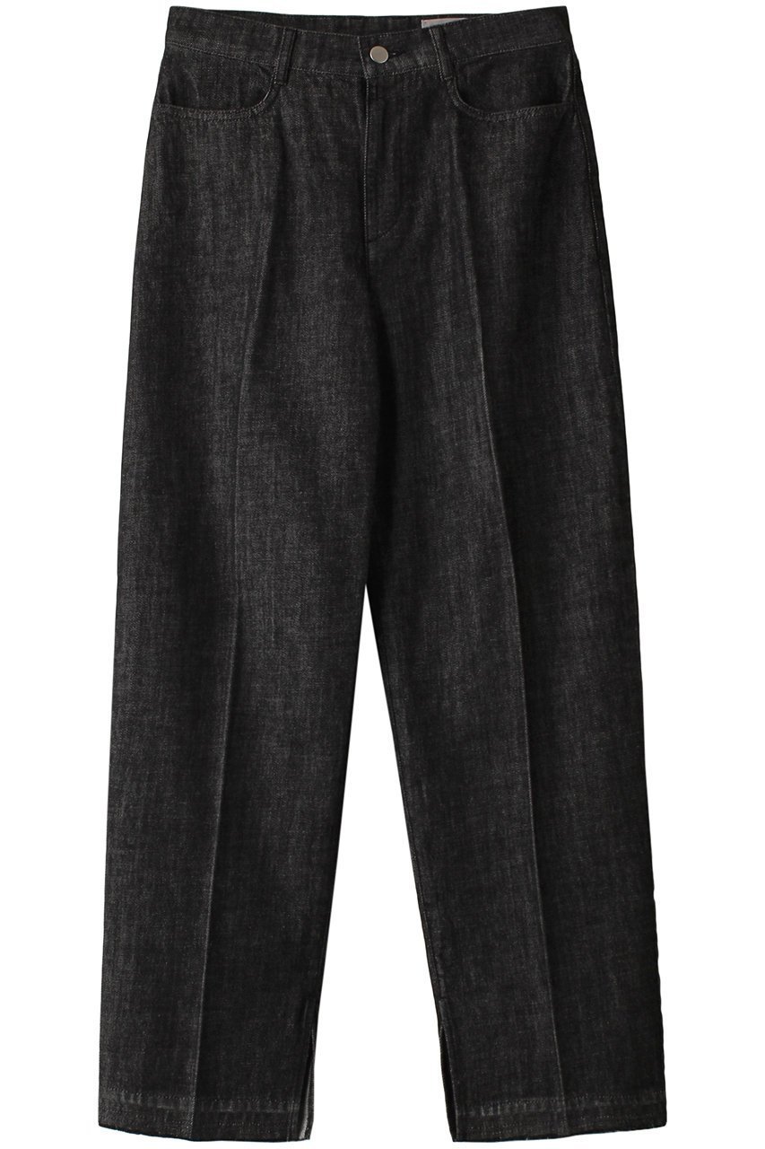 【オブリオ/AUBRIOT】のボーイフレンドカットデニムパンツ 人気、トレンドファッション・服の通販 founy(ファニー) 　ファッション　Fashion　レディースファッション　Fashion for Women　パンツ　Pants & Trousers　デニムパンツ・ジーンズ・美脚デニム　Denim Jeans & Pants　ヴィンテージ　Vintage Style　クラシック　Classic, Timeless Style　シンプル　Simple, Minimal　スリット　Slit, Slit Detail　デニム　Denim, Jeans Material　日本製　Made In Japan　 other-1|ID: prp329100004925084 ipo3291000000036956010