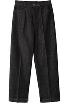 【オブリオ/AUBRIOT】のボーイフレンドカットデニムパンツ 人気、トレンドファッション・服の通販 founy(ファニー) ファッション Fashion レディースファッション Fashion for Women パンツ Pants & Trousers デニムパンツ・ジーンズ・美脚デニム Denim Jeans & Pants ヴィンテージ Vintage Style クラシック Classic, Timeless Style シンプル Simple, Minimal スリット Slit, Slit Detail デニム Denim, Jeans Material 日本製 Made In Japan thumbnail ブラック|ID: prp329100004925084 ipo3291000000036956011