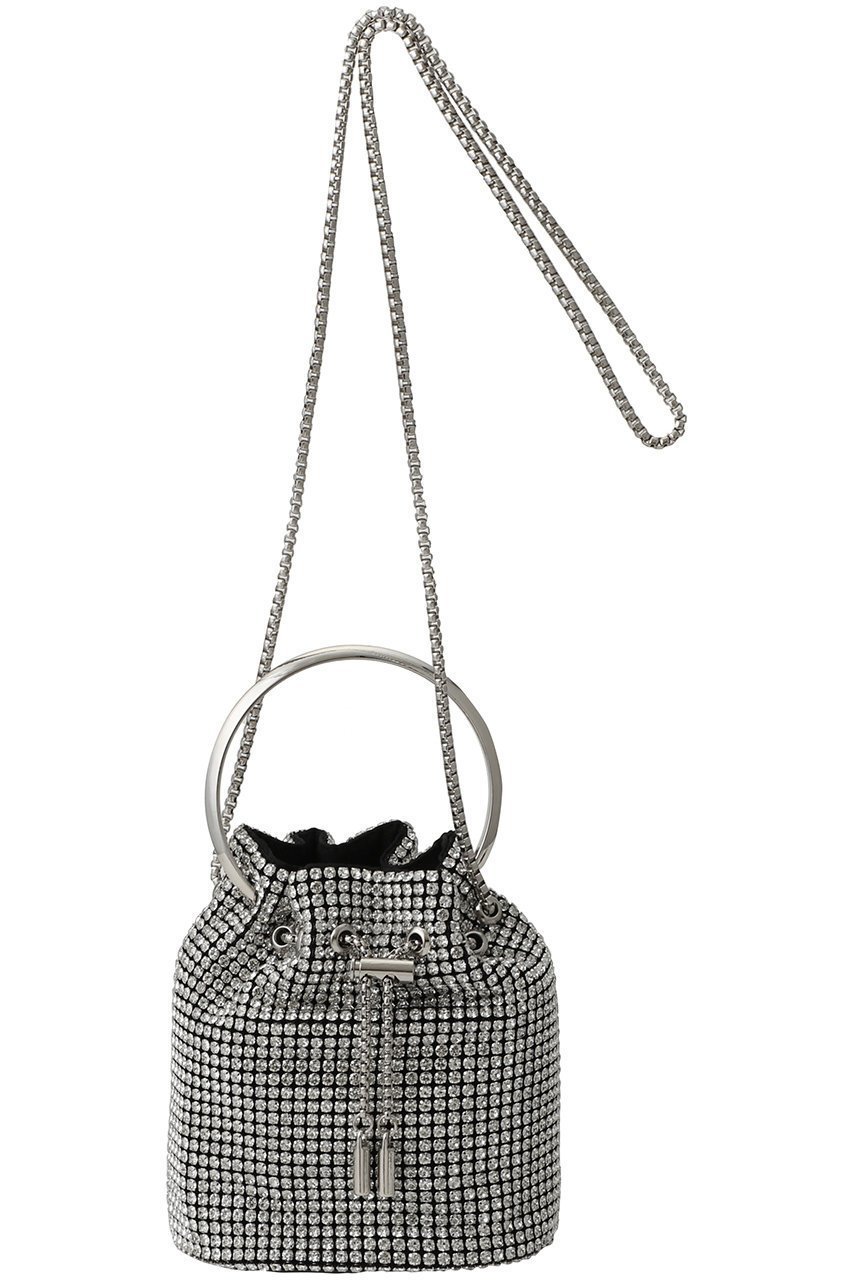 【アルアバイル/allureville】の【Loulou Willoughby】ビジュー巾着ショルダー A インテリア・キッズ・メンズ・レディースファッション・服の通販 founy(ファニー) 　ファッション　Fashion　レディースファッション　Fashion for Women　バッグ　Bags　おすすめ　Recommended / Our Picks　ショルダー　Shoulder, Shoulder Strap　ジュエリー　Jewelry, Accessories　パーティ　Party, Party Style　ビジュー　Bijou, Jewel-like Accent　巾着　Drawstring Bag, Kinchaku　シルバー|ID: prp329100004925091 ipo3291000000036956241