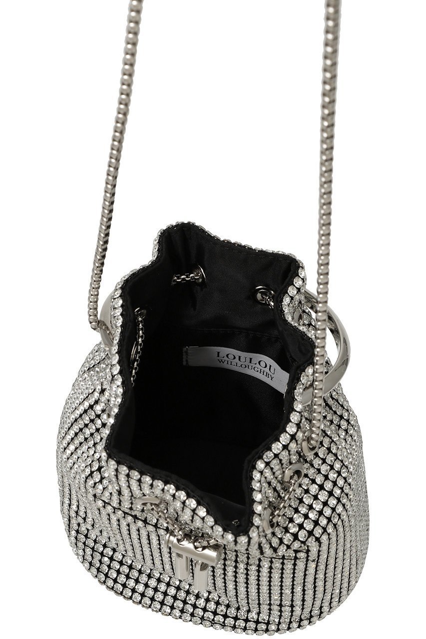 【アルアバイル/allureville】の【Loulou Willoughby】ビジュー巾着ショルダー A 人気、トレンドファッション・服の通販 founy(ファニー) 　ファッション　Fashion　レディースファッション　Fashion for Women　バッグ　Bags　おすすめ　Recommended / Our Picks　ショルダー　Shoulder, Shoulder Strap　ジュエリー　Jewelry, Accessories　パーティ　Party, Party Style　ビジュー　Bijou, Jewel-like Accent　巾着　Drawstring Bag, Kinchaku　other-5|ID: prp329100004925091 ipo3291000000036956245
