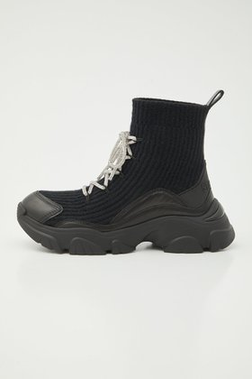 【スタッカート/STACCATO】 ドルチェコードスニーカーブーツ人気、トレンドファッション・服の通販 founy(ファニー) ファッション Fashion レディースファッション Fashion for Women ショート Short, Short Length ストーン Stone, Gem-Like スニーカー Sneakers, Trainers リブニット Rib Knit, Ribbed Knit リボン Ribbon, Bow レース Lace, Lace Fabric 再入荷 Restock / Back in Stock |ID:prp329100004925119