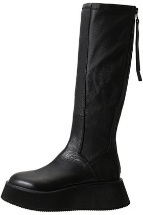 【ピアッカセッテ/ph7+】 ラウンドトウストレッチ厚底ロングブーツ人気、トレンドファッション・服の通販 founy(ファニー) ファッション Fashion レディースファッション Fashion for Women シンプル Simple, Minimal ストレッチ Stretch, Stretchy Fabric ストレート Straight, Straight Cut ロング Long, Long-Length 厚底 Platform Shoes 定番 Standard, Basic Item |ID:prp329100004925128