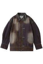 【プランク プロジェクト/PRANK PROJECT】のフロッキーデニムジャケット / Flocky Denim Jacket 人気、トレンドファッション・服の通販 founy(ファニー) ファッション Fashion レディースファッション Fashion for Women アウター Coat / Outerwear Collection レディースジャケット・軽アウター Jackets デニムジャケット / カジュアルアウター Denim Jackets おすすめ Recommended / Our Picks ウォーム Warm Fabric ジャケット Jacket, Outerwear デニム Denim, Jeans Material ドット Polka Dot, Dot Pattern バランス Balance, Style Balance フェミニン Feminine, Girly ブルゾン Blouson, Bomber Jacket ランダム Random, Irregular thumbnail CML(キャメル)|ID: prp329100004925137 ipo3291000000036956757