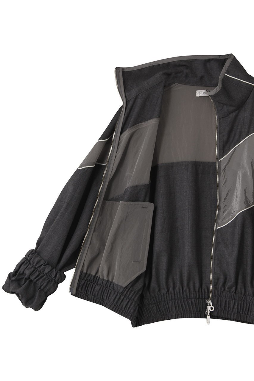 【プランク プロジェクト/PRANK PROJECT】のウーステッドトラックブルゾン / Wool Track Blouson 人気、トレンドファッション・服の通販 founy(ファニー) 　ファッション　Fashion　レディースファッション　Fashion for Women　アウター　Coat / Outerwear Collection　レディースジャケット・軽アウター　Jackets　ブルゾンジャケット・スポーティアウター　Blouson Jackets　おすすめ　Recommended / Our Picks　クラシック　Classic, Timeless Style　ジャケット　Jacket, Outerwear　ストライプ　Stripe, Striped Pattern　スポーティ　Sporty, Casual Athletic　セットアップ　Set-Up, Coordinated Outfit　チェック　Check, Plaid, Tartan　ブルゾン　Blouson, Bomber Jacket　マニッシュ　Mannish, Boyish　ミックス　Mix, Mixed Style　other-6|ID: prp329100004925138 ipo3291000000036956772