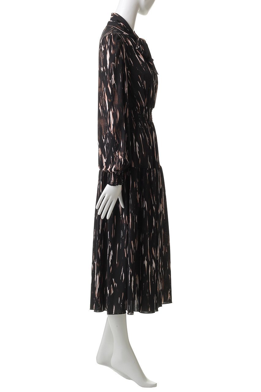 【コルコバード/CORCOVADO】のプリントボウタイリボンドレス 人気、トレンドファッション・服の通販 founy(ファニー) 　ファッション　Fashion　レディースファッション　Fashion for Women　ワンピース　Dresses　フォーマル・パーティードレス・結婚式用ドレス　Elegant & Casual Dresses　チュニック　Tunic Tops & Dresses　ギャザー　Gathered, Ruffled　シューズ　Shoes, Footwear　ジャケット　Jacket, Outerwear　ストレッチ　Stretch, Stretchy Fabric　スニーカー　Sneakers, Trainers　チュニック　Tunic, Long Top　ドレス　Dress, One-Piece　バランス　Balance, Style Balance　バレエ　Ballet, Ballet Style　フェミニン　Feminine, Girly　リボン　Ribbon, Bow　リラックス　Relax, Relaxed Fit　other-3|ID: prp329100004925145 ipo3291000000036957101