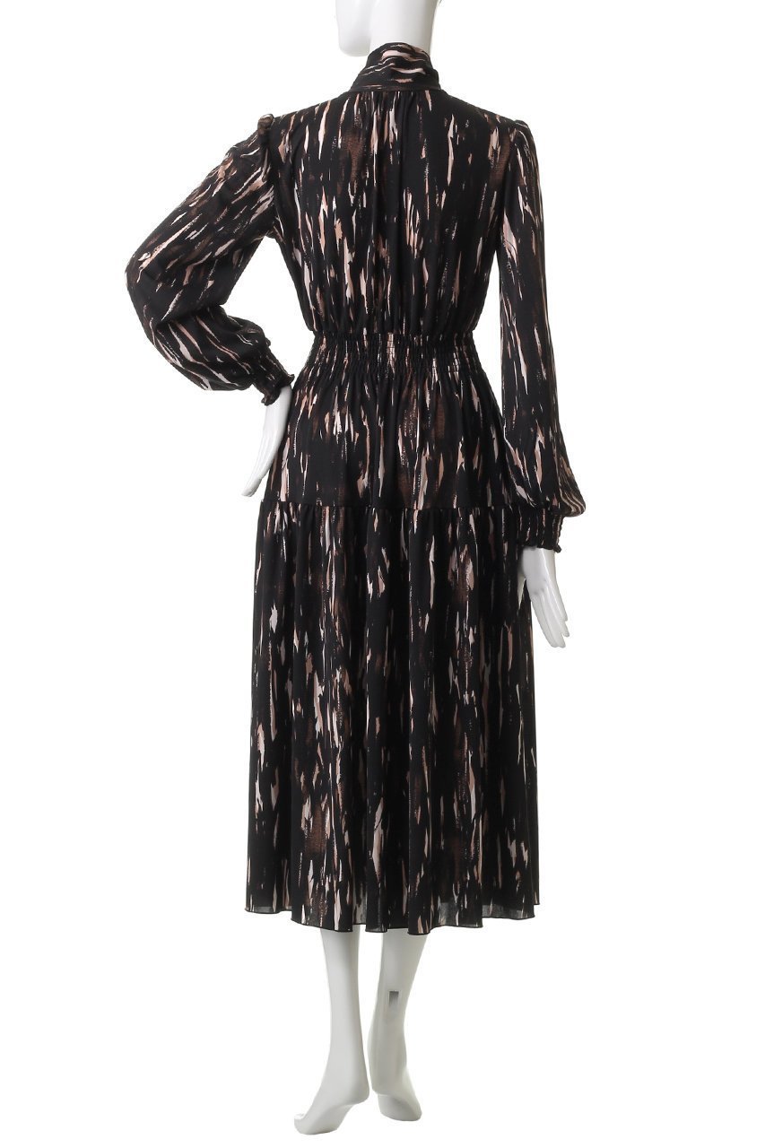 【コルコバード/CORCOVADO】のプリントボウタイリボンドレス 人気、トレンドファッション・服の通販 founy(ファニー) 　ファッション　Fashion　レディースファッション　Fashion for Women　ワンピース　Dresses　フォーマル・パーティードレス・結婚式用ドレス　Elegant & Casual Dresses　チュニック　Tunic Tops & Dresses　ギャザー　Gathered, Ruffled　シューズ　Shoes, Footwear　ジャケット　Jacket, Outerwear　ストレッチ　Stretch, Stretchy Fabric　スニーカー　Sneakers, Trainers　チュニック　Tunic, Long Top　ドレス　Dress, One-Piece　バランス　Balance, Style Balance　バレエ　Ballet, Ballet Style　フェミニン　Feminine, Girly　リボン　Ribbon, Bow　リラックス　Relax, Relaxed Fit　other-4|ID: prp329100004925145 ipo3291000000036957102