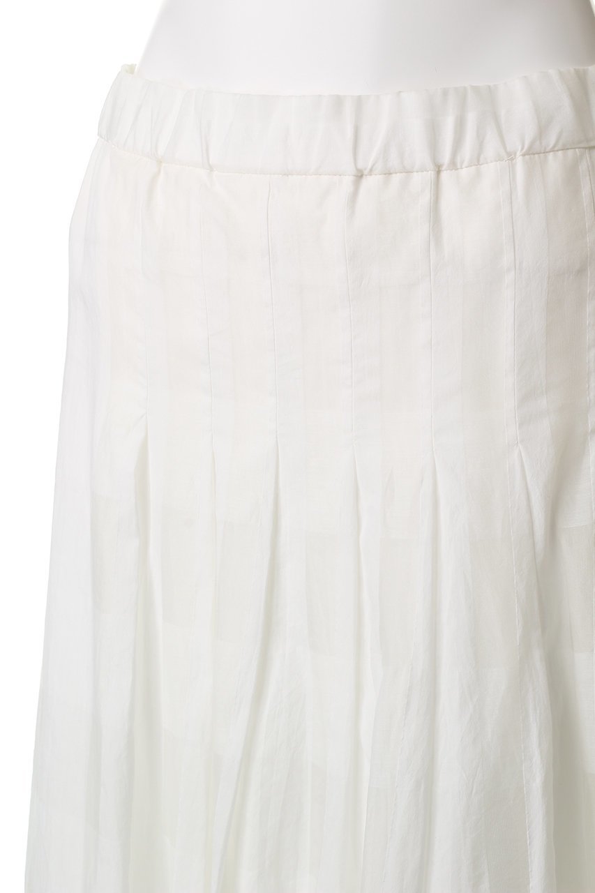 【プレインピープル/PLAIN PEOPLE】のコードチェックワッシャーセミフレアスカート 人気、トレンドファッション・服の通販 founy(ファニー) 　ファッション　Fashion　レディースファッション　Fashion for Women　スカート　Skirts　Aライン・フレアスカート　A-Line & Flared Skirts　ロングスカート　Long Skirts / Maxi & Midi Skirts　シルク　Silk, 100% Silk　シンプル　Simple, Minimal　チェック　Check, Plaid, Tartan　ロング　Long, Long-Length　other-5|ID: prp329100004925146 ipo3291000000036957133