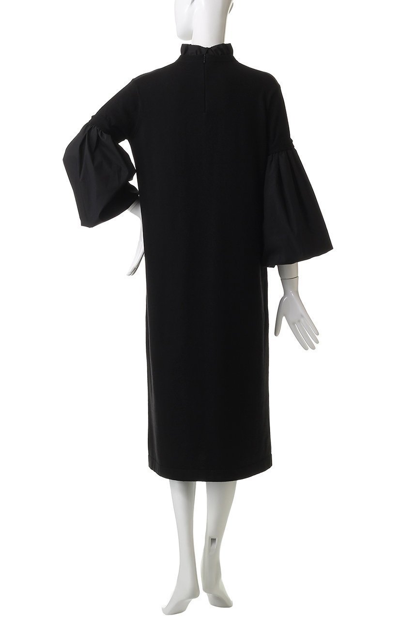 【マリリンムーン/MARILYN MOON】の14Gウール 2way スリーブワンピース 人気、トレンドファッション・服の通販 founy(ファニー) 　ファッション　Fashion　レディースファッション　Fashion for Women　ワンピース　Dresses　チュニック　Tunic Tops & Dresses　シンプル　Simple, Minimal　スリーブ　Sleeve, Long Sleeve / Short Sleeve　チュニック　Tunic, Long Top　バルーン　Balloon, Balloon Silhouette　フリル　Frill, Ruffle　ロング　Long, Long-Length　other-4|ID: prp329100004925147 ipo3291000000036957139