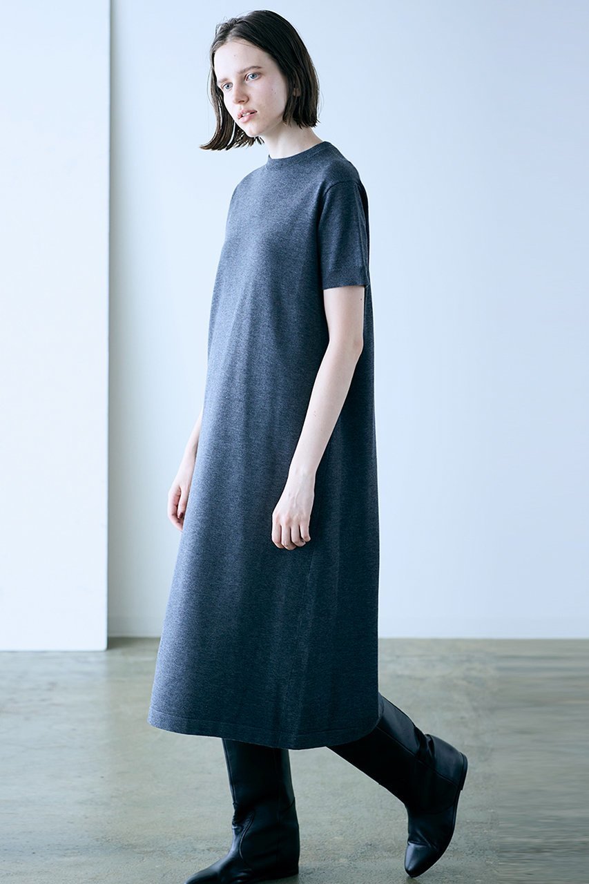 【マリリンムーン/MARILYN MOON】の14Gウール 2way スリーブワンピース 人気、トレンドファッション・服の通販 founy(ファニー) 　ファッション　Fashion　レディースファッション　Fashion for Women　ワンピース　Dresses　チュニック　Tunic Tops & Dresses　シンプル　Simple, Minimal　スリーブ　Sleeve, Long Sleeve / Short Sleeve　チュニック　Tunic, Long Top　バルーン　Balloon, Balloon Silhouette　フリル　Frill, Ruffle　ロング　Long, Long-Length　other-7|ID: prp329100004925147 ipo3291000000036957142