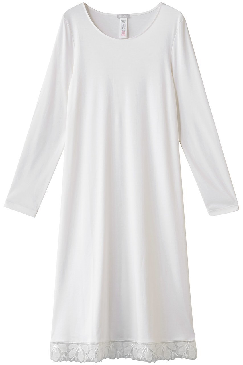 【ハンロ/HANRO】のナイトドレス インテリア・キッズ・メンズ・レディースファッション・服の通販 founy(ファニー) 　ファッション　Fashion　レディースファッション　Fashion for Women　ワンピース　Dresses　フォーマル・パーティードレス・結婚式用ドレス　Elegant & Casual Dresses　チュニック　Tunic Tops & Dresses　なめらか　Smooth, Silky Texture　エレガント 上品　Elegant　シルク　Silk, 100% Silk　チュニック　Tunic, Long Top　ドレス　Dress, One-Piece　リラックス　Relax, Relaxed Fit　レース　Lace, Lace Fabric　ロング　Long, Long-Length　ホワイト|ID: prp329100004925159 ipo3291000000036957369