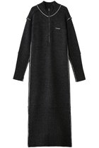 【プランク プロジェクト/PRANK PROJECT】のフロントZIPニットワンピース C.GRY(チャコールグレー)|ID: prp329100004925160 ipo3291000000036957379