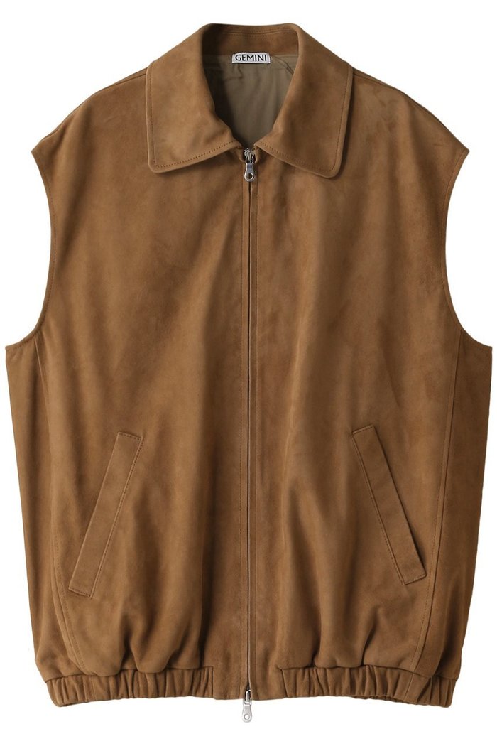 【ウィムガゼット/Whim Gazette】の【GEMINI】スエードノースリーブブルゾン インテリア・キッズ・メンズ・レディースファッション・服の通販 founy(ファニー) https://founy.com/ ファッション Fashion レディースファッション Fashion for Women アウター Coat / Outerwear Collection レディースジャケット・軽アウター Jackets ブルゾンジャケット・スポーティアウター Blouson Jackets ジャケット Jacket, Outerwear ブルゾン Blouson, Bomber Jacket リラックス Relax, Relaxed Fit ルーズ Loose, Oversized |ID: prp329100004925164 ipo3291000000036957414