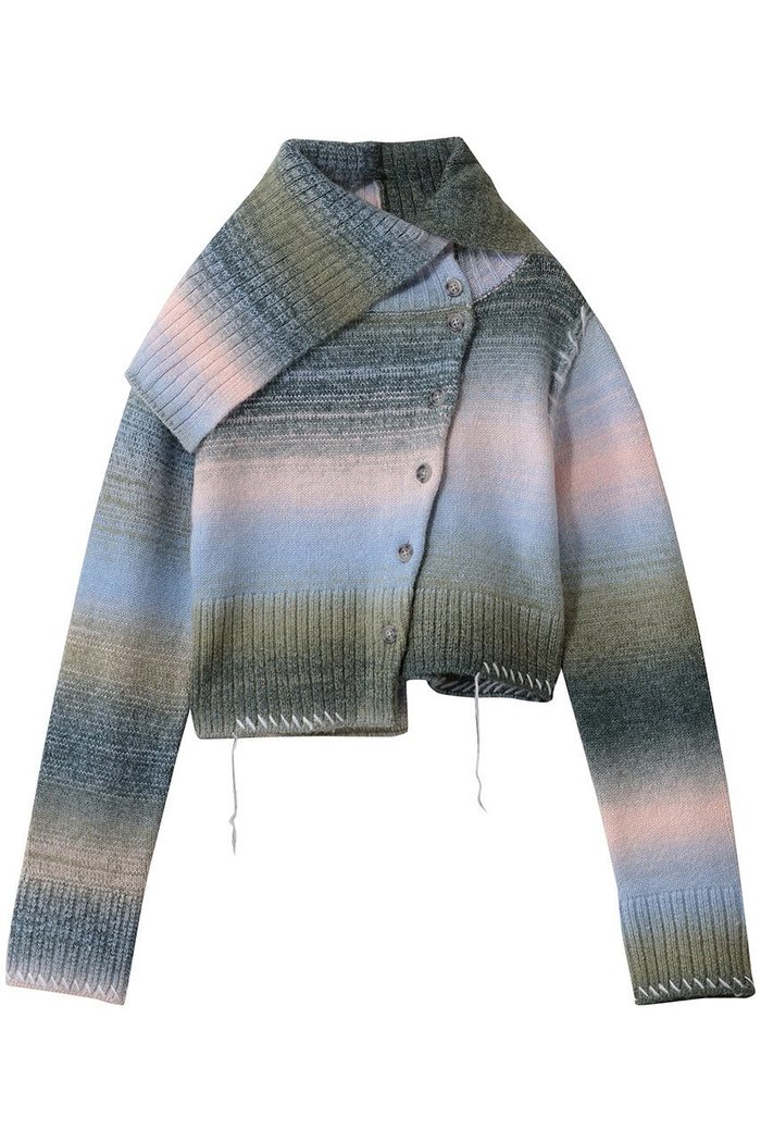 【メゾンスペシャル/MAISON SPECIAL】のAsymmetry kasuri Knit Cardigan/アシメカスリニットカーディガン インテリア・キッズ・メンズ・レディースファッション・服の通販 founy(ファニー) https://founy.com/ ファッション Fashion レディースファッション Fashion for Women トップス・カットソー Cut & Sew Tops ニット Knit Tops & Sweaters カーディガン・羽織り Layered Style Cardigans アシンメトリー Asymmetrical Style インナー Innerwear カーディガン Cardigan, Knitwear グラデーション Gradient, Ombre コンパクト Compact, Small Size シンプル Simple, Minimal スラックス Slacks, Dress Pants デニム Denim, Jeans Material バランス Balance, Style Balance フロント Front, Front Design リラックス Relax, Relaxed Fit ワイド Wide, Wide Fit おすすめ Recommended / Our Picks |ID: prp329100004925172 ipo3291000000036957773