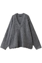 【メゾンスペシャル/MAISON SPECIAL】のLong Shaggy V-neck Knit/ロングシャギーVネックニット 人気、トレンドファッション・服の通販 founy(ファニー) ファッション Fashion レディースファッション Fashion for Women トップス・カットソー Cut & Sew Tops ニット Knit Tops & Sweaters カジュアルプルオーバー・ニットトップス Pullovers & Knit Tops / Casual Pullovers Vネックトップス V-Neck Tops / V-Cut Neckline Shirts リラックス Relax, Relaxed Fit エレガント 上品 Elegant thumbnail GRY(グレー)|ID: prp329100004925176 ipo3291000000036957811