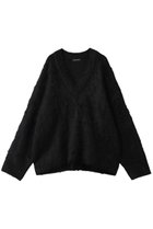 【メゾンスペシャル/MAISON SPECIAL】のLong Shaggy V-neck Knit/ロングシャギーVネックニット 人気、トレンドファッション・服の通販 founy(ファニー) ファッション Fashion レディースファッション Fashion for Women トップス・カットソー Cut & Sew Tops ニット Knit Tops & Sweaters カジュアルプルオーバー・ニットトップス Pullovers & Knit Tops / Casual Pullovers Vネックトップス V-Neck Tops / V-Cut Neckline Shirts リラックス Relax, Relaxed Fit エレガント 上品 Elegant thumbnail BLK(ブラック)|ID: prp329100004925176 ipo3291000000036957812