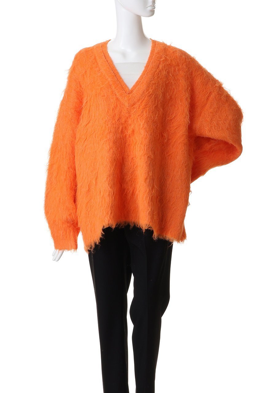 【メゾンスペシャル/MAISON SPECIAL】のLong Shaggy V-neck Knit/ロングシャギーVネックニット 人気、トレンドファッション・服の通販 founy(ファニー) 　ファッション　Fashion　レディースファッション　Fashion for Women　トップス・カットソー　Cut & Sew Tops　ニット　Knit Tops & Sweaters　カジュアルプルオーバー・ニットトップス　Pullovers & Knit Tops / Casual Pullovers　Vネックトップス　V-Neck Tops / V-Cut Neckline Shirts　リラックス　Relax, Relaxed Fit　エレガント 上品　Elegant　other-2|ID: prp329100004925176 ipo3291000000036957813