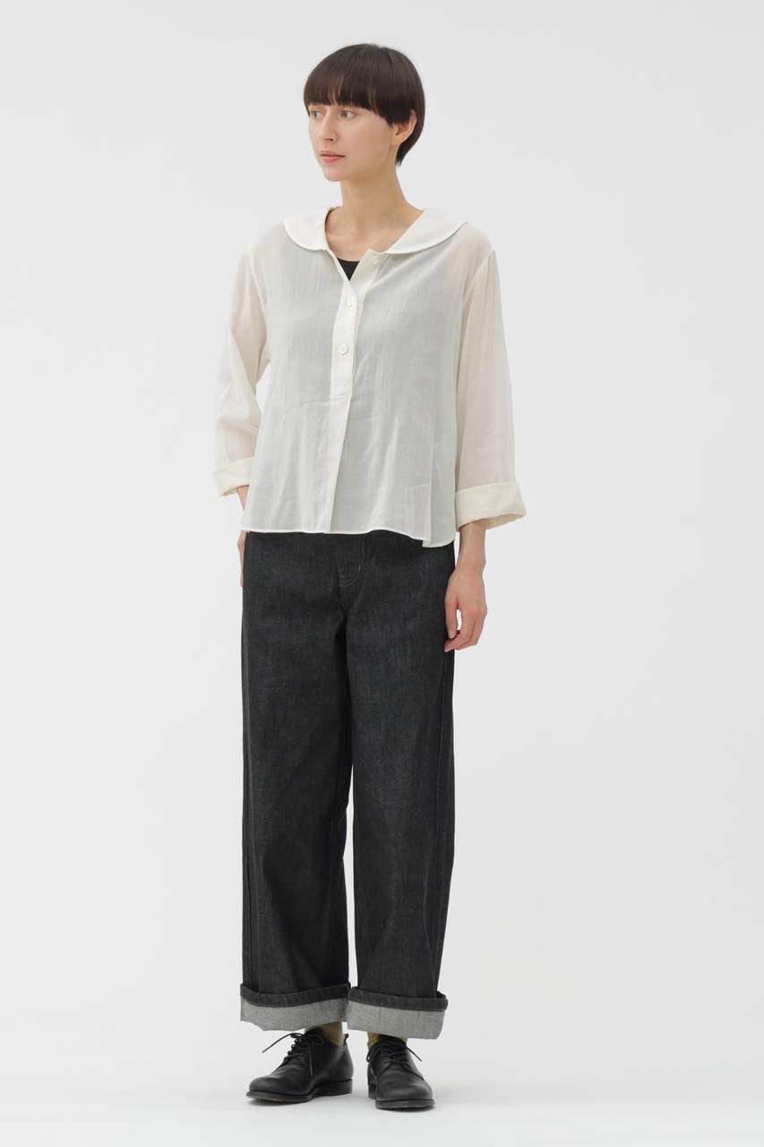 【マーガレットハウエル/MARGARET HOWELL】のORGANIC COTTON DENIM TROUSERS 人気、トレンドファッション・服の通販 founy(ファニー) 　ファッション　Fashion　レディースファッション　Fashion for Women　パンツ　Pants & Trousers　デニム　Denim, Jeans Material　ワイド　Wide, Wide Fit　ヴィンテージ　Vintage Style　other-5|ID: prp329100004925182 ipo3291000000036957900