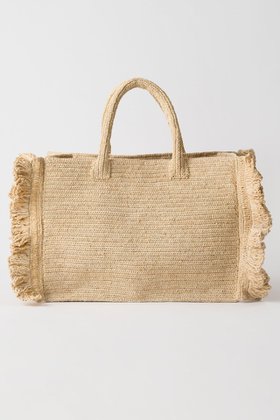 【プリスティン/PRISTINE】のラフィアフリルトートバッグ 人気、トレンドファッション・服の通販 founy(ファニー) ファッション Fashion レディースファッション Fashion for Women バッグ Bags トートバッグ Tote Bag, Large Shoulder Bag フリル Frill, Ruffle ポケット Pocket, Pocket Detail モチーフ Motif, Design Theme ラフィア Raffia, Natural Straw |ID:prp329100004925184