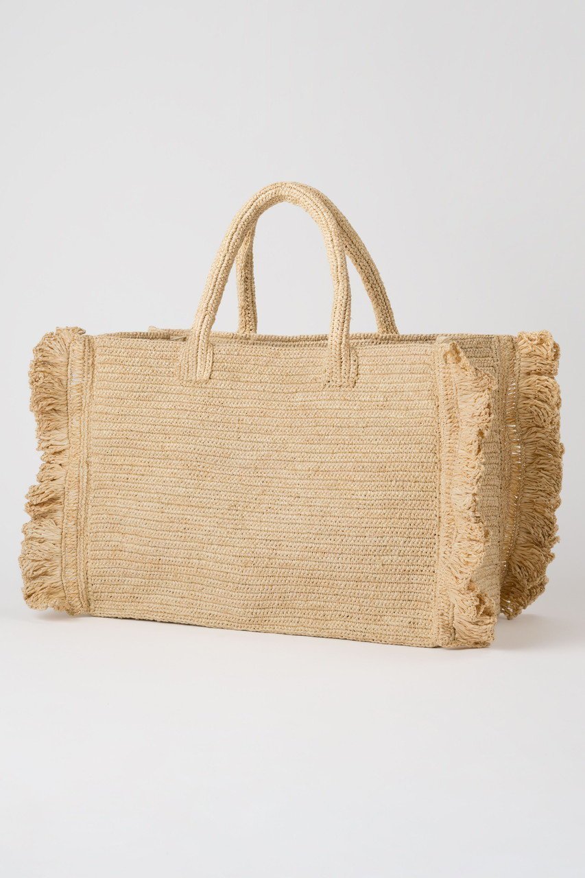 【プリスティン/PRISTINE】のラフィアフリルトートバッグ 人気、トレンドファッション・服の通販 founy(ファニー) ファッション Fashion レディースファッション Fashion for Women バッグ Bags トートバッグ Tote Bag, Large Shoulder Bag フリル Frill, Ruffle ポケット Pocket, Pocket Detail モチーフ Motif, Design Theme ラフィア Raffia, Natural Straw other-2|ID: prp329100004925184 ipo3291000000036957923