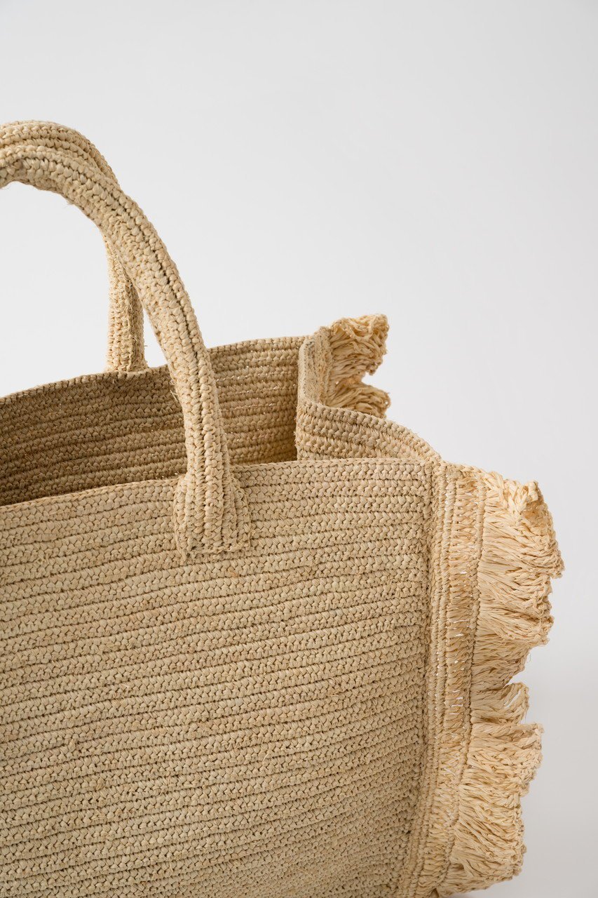 【プリスティン/PRISTINE】のラフィアフリルトートバッグ 人気、トレンドファッション・服の通販 founy(ファニー) ファッション Fashion レディースファッション Fashion for Women バッグ Bags トートバッグ Tote Bag, Large Shoulder Bag フリル Frill, Ruffle ポケット Pocket, Pocket Detail モチーフ Motif, Design Theme ラフィア Raffia, Natural Straw other-5|ID: prp329100004925184 ipo3291000000036957928