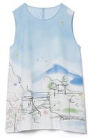 【プリスティン/PRISTINE】のLovely Day ノースリーブチュニック 人気、トレンドファッション・服の通販 founy(ファニー) ファッション Fashion レディースファッション Fashion for Women ワンピース Dresses チュニック Tunic Tops & Dresses 春 Spring カラフル Colorful Design シンプル Simple, Minimal チュニック Tunic, Long Top ノースリーブ Sleeveless, No-Sleeve プリント Print, Printed Pattern モチーフ Motif, Design Theme ラフィア Raffia, Natural Straw ロンドン London Style, British Inspired |ID:prp329100004925186