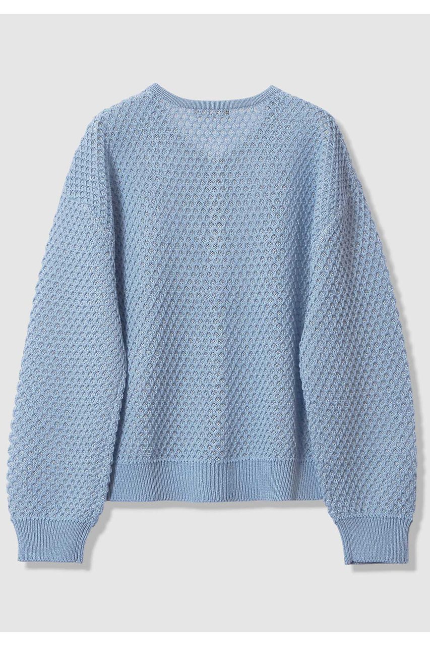 【アルアバイル/allureville】の透かし編みカーディガン 人気、トレンドファッション・服の通販 founy(ファニー) 　ファッション　Fashion　レディースファッション　Fashion for Women　トップス・カットソー　Cut & Sew Tops　ニット　Knit Tops & Sweaters　カーディガン・羽織り　Layered Style Cardigans　カーディガン　Cardigan, Knitwear　シンプル　Simple, Minimal　ミックス　Mix, Mixed Style　メタリック　Metallic, Shiny Finish　メッシュ　Mesh, Net Fabric　エレガント 上品　Elegant　再入荷　Restock / Back in Stock　夏　Summer　other-2|ID: prp329100004925190 ipo3291000000036957995