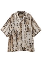 【エリオポール/heliopole】の【COUTURE D ADAM】LEOPARD オープンカラーシャツ 人気、トレンドファッション・服の通販 founy(ファニー) ファッション Fashion レディースファッション Fashion for Women トップス・カットソー Cut & Sew Tops シャツ・ブラウス・オフィスカジュアル Elegant Blouses & Button-Ups おすすめ Recommended / Our Picks エレガント 上品 Elegant シアー Sheer, See-Through ショート Short, Short Length スリーブ Sleeve, Long Sleeve / Short Sleeve フロント Front, Front Design レオパード Leopard, Animal Print thumbnail ベージュ|ID: prp329100004925209 ipo3291000000036958233
