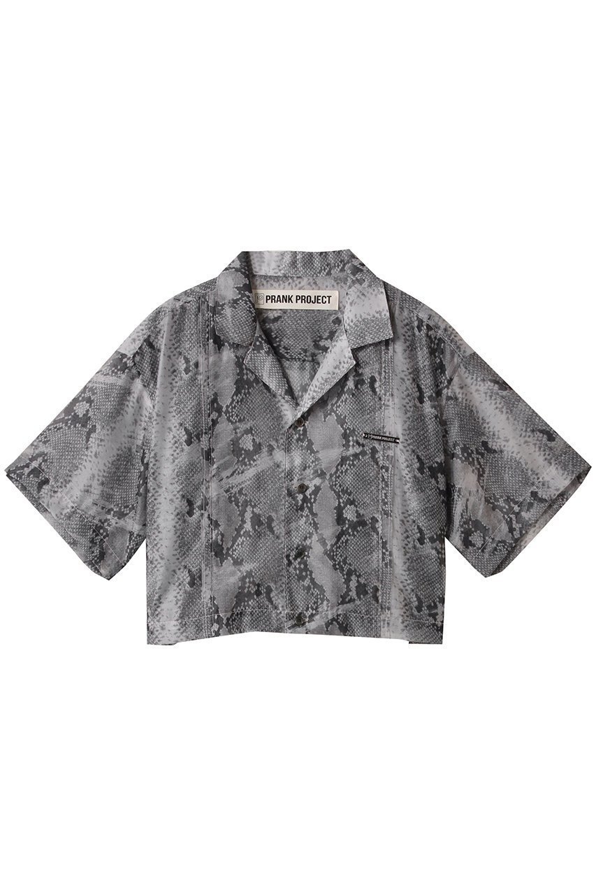 【プランク プロジェクト/PRANK PROJECT】のパイソンプリントシアーシャツ / Python Print Sheer Shirt インテリア・キッズ・メンズ・レディースファッション・服の通販 founy(ファニー) 　ファッション　Fashion　レディースファッション　Fashion for Women　トップス・カットソー　Cut & Sew Tops　シャツ・ブラウス・オフィスカジュアル　Elegant Blouses & Button-Ups　シアー　Sheer, See-Through　ショート　Short, Short Length　スリーブ　Sleeve, Long Sleeve / Short Sleeve　バランス　Balance, Style Balance　ボトム　Bottoms, Lower Wear　夏　Summer　MLT(マルチカラー)|ID: prp329100004925235 ipo3291000000036958688