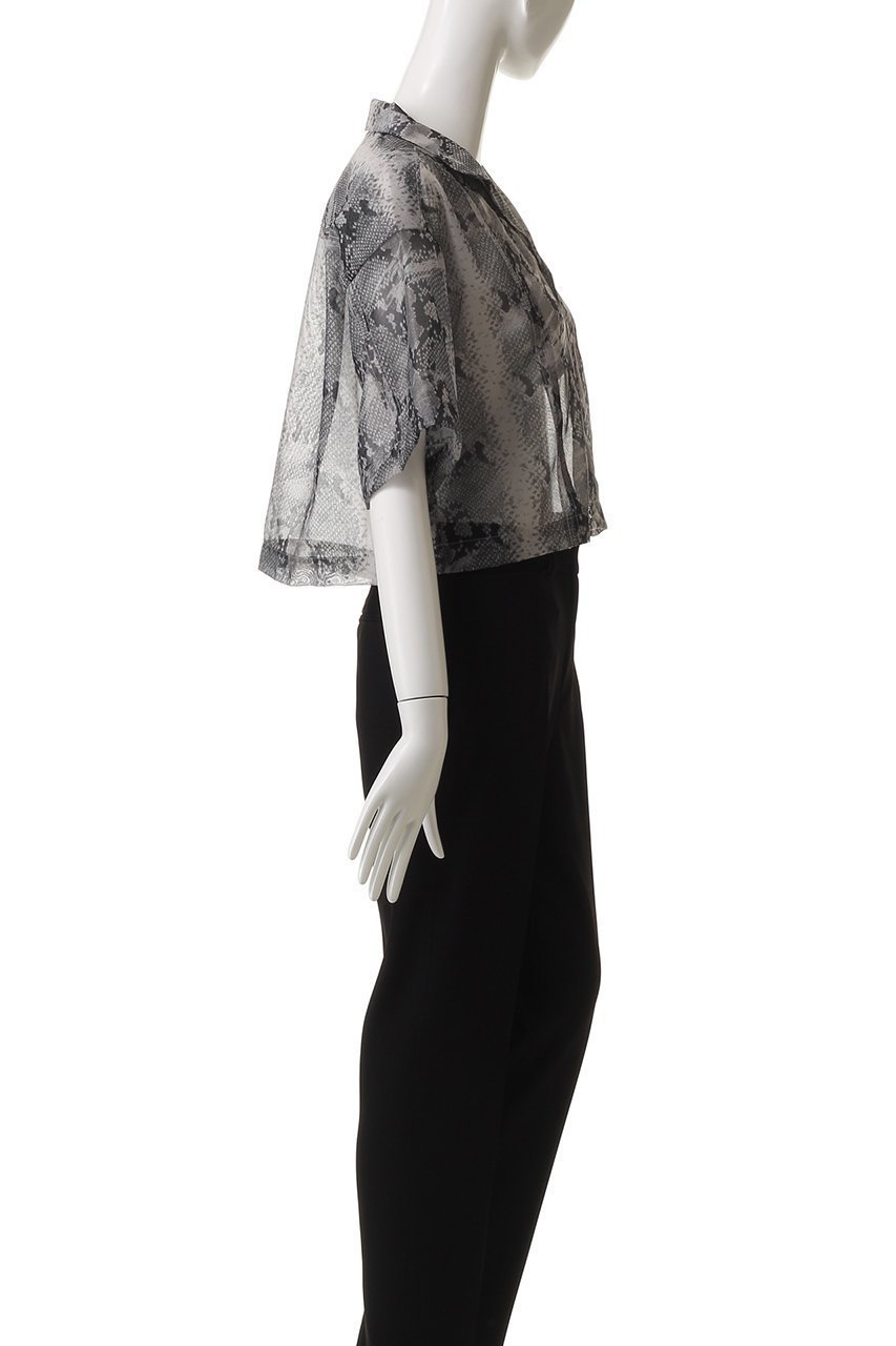 【プランク プロジェクト/PRANK PROJECT】のパイソンプリントシアーシャツ / Python Print Sheer Shirt 人気、トレンドファッション・服の通販 founy(ファニー) 　ファッション　Fashion　レディースファッション　Fashion for Women　トップス・カットソー　Cut & Sew Tops　シャツ・ブラウス・オフィスカジュアル　Elegant Blouses & Button-Ups　シアー　Sheer, See-Through　ショート　Short, Short Length　スリーブ　Sleeve, Long Sleeve / Short Sleeve　バランス　Balance, Style Balance　ボトム　Bottoms, Lower Wear　夏　Summer　other-3|ID: prp329100004925235 ipo3291000000036958691