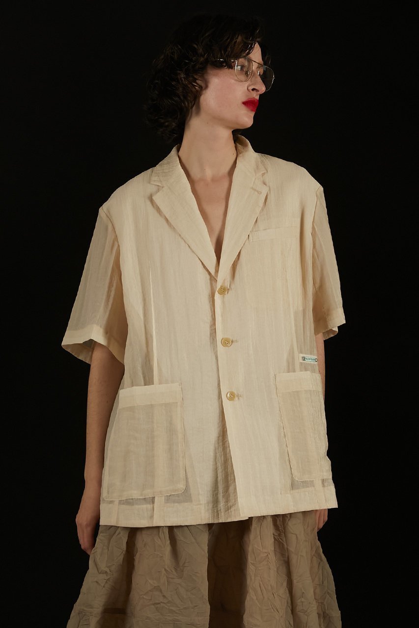 【プランク プロジェクト/PRANK PROJECT】のシアーシングルジャケット / Sheer Single Jacket 人気、トレンドファッション・服の通販 founy(ファニー) 　ファッション　Fashion　レディースファッション　Fashion for Women　アウター　Coat / Outerwear Collection　レディースジャケット・軽アウター　Jackets　おすすめ　Recommended / Our Picks　シアー　Sheer, See-Through　ジャケット　Jacket, Outerwear　半袖　Short Sleeve, Half Sleeve　夏　Summer　春　Spring　羽織　Haori, Light Jacket　軽量　Lightweight, Ultra Light　other-2|ID: prp329100004925248 ipo3291000000036958791