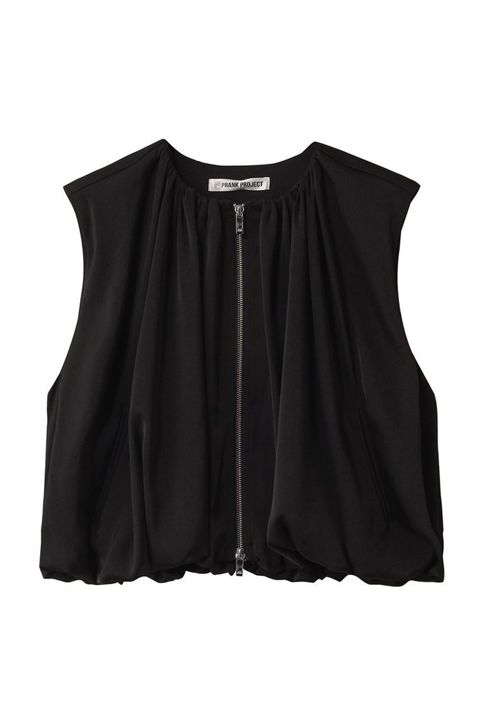 【プランク プロジェクト/PRANK PROJECT】のバルーンベスト / Balloon Vest インテリア・キッズ・メンズ・レディースファッション・服の通販 founy(ファニー) https://founy.com/ ファッション Fashion レディースファッション Fashion for Women アウター Coat / Outerwear Collection レディースジャケット・軽アウター Jackets ギャザー Gathered, Ruffled サテン Satin, Glossy Fabric ジャケット Jacket, Outerwear バルーン Balloon, Balloon Silhouette ベスト Vest, Waistcoat |ID: prp329100004925250 ipo3291000000036958802