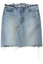 【マディソンブルー/MADISONBLUE】のDENIM TIGHT SKIRT デニムタイトスカート 人気、トレンドファッション・服の通販 founy(ファニー) ファッション Fashion レディースファッション Fashion for Women スカート Skirts デニム Denim, Jeans Material ビッグ Big, Oversized ヘムライン Hemline, Bottom Cut ランダム Random, Irregular ヴィンテージ Vintage Style thumbnail ブルー|ID: prp329100004925263 ipo3291000000036958913