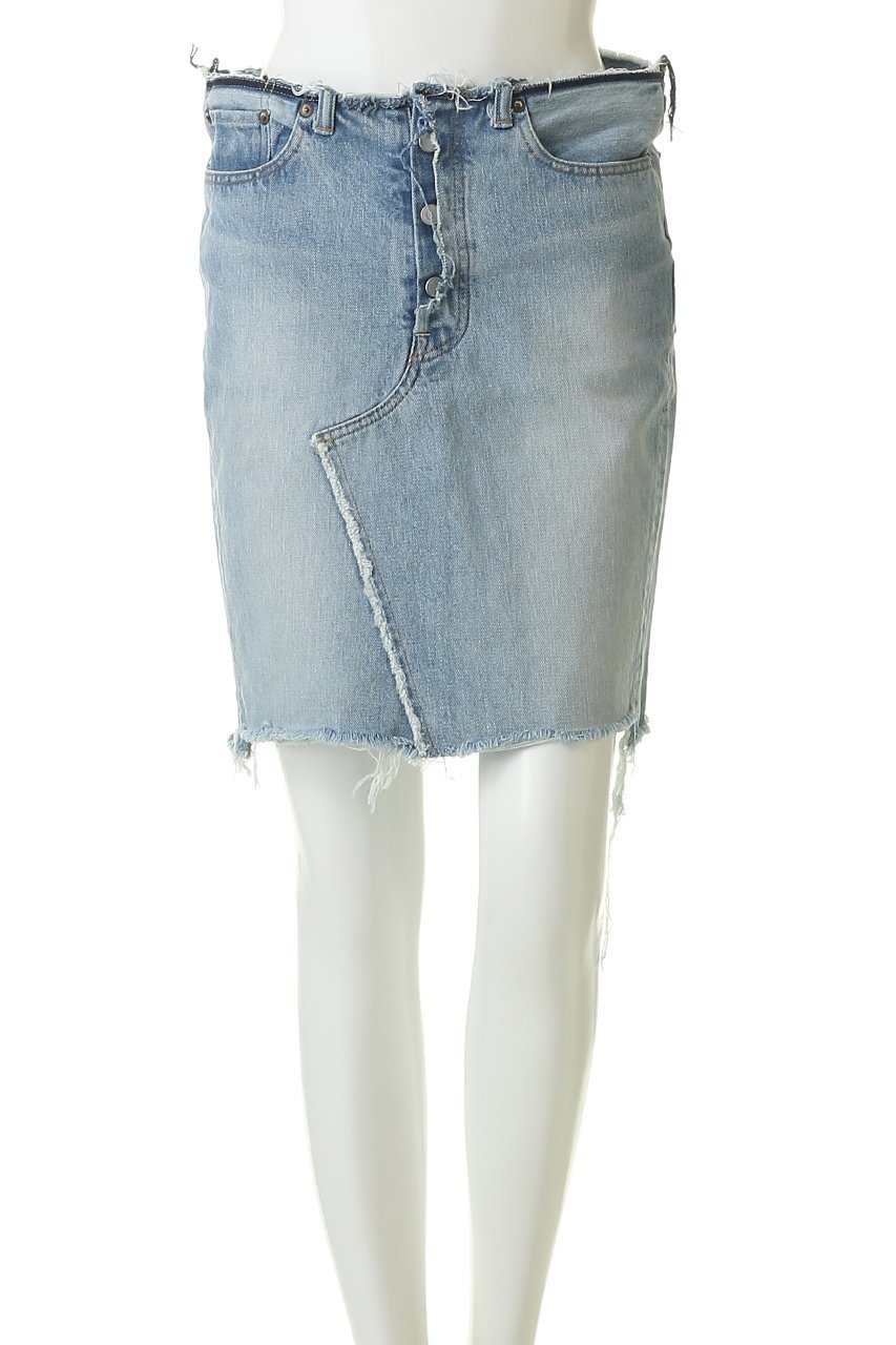 【マディソンブルー/MADISONBLUE】のDENIM TIGHT SKIRT デニムタイトスカート 人気、トレンドファッション・服の通販 founy(ファニー) 　ファッション　Fashion　レディースファッション　Fashion for Women　スカート　Skirts　デニム　Denim, Jeans Material　ビッグ　Big, Oversized　ヘムライン　Hemline, Bottom Cut　ランダム　Random, Irregular　ヴィンテージ　Vintage Style　other-2|ID: prp329100004925263 ipo3291000000036958914
