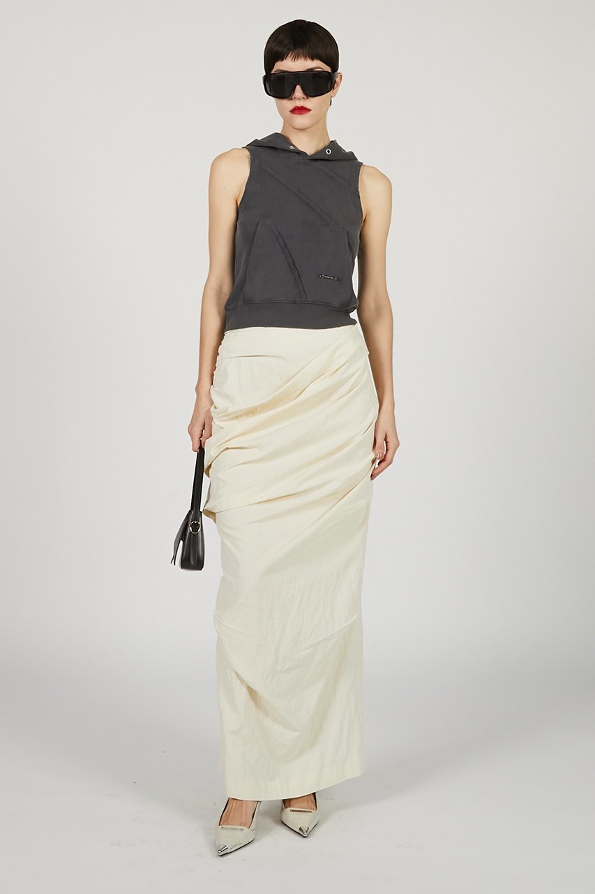 【プランク プロジェクト/PRANK PROJECT】のドレープスカート / Draped Skirt 人気、トレンドファッション・服の通販 founy(ファニー) 　ファッション　Fashion　レディースファッション　Fashion for Women　スカート　Skirts　ロングスカート　Long Skirts / Maxi & Midi Skirts　カットソー　Cut and Sewn Top　シンプル　Simple, Minimal　ドレープ　Drape, Draping Fabric　フォルム　Silhouette, Form　ロング　Long, Long-Length　other-2|ID: prp329100004925266 ipo3291000000036958937