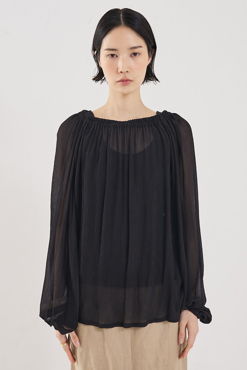 【ザ ストア バイ シー/THE STORE by C】の【COCUCA】オフショルブラウス 人気、トレンドファッション・服の通販 founy(ファニー) 　ファッション　Fashion　レディースファッション　Fashion for Women　トップス・カットソー　Cut & Sew Tops　シャツ・ブラウス・オフィスカジュアル　Elegant Blouses & Button-Ups　おすすめ　Recommended / Our Picks　なめらか　Smooth, Silky Texture　イタリア　Italy　エレガント 上品　Elegant　ギャザー　Gathered, Ruffled　シフォン　Chiffon, Lightweight Fabric　シルク　Silk, 100% Silk　スリット　Slit, Slit Detail　スリーブ　Sleeve, Long Sleeve / Short Sleeve　セットアップ　Set-Up, Coordinated Outfit　ティアードスカート　Tiered Skirt, Flounced Skirt　ドレス　Dress, One-Piece　リゾート　Resort, Vacation Style　ロング　Long, Long-Length　夏　Summer　新作・新入荷　New Arrivals / New In　other-5|ID: prp329100004925277 ipo3291000000036959029