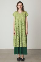【ジュン オカモト/JUN OKAMOTO】のリバーレース フレンチスリーブドレス 人気、トレンドファッション・服の通販 founy(ファニー) ファッション Fashion レディースファッション Fashion for Women ワンピース Dresses フォーマル・パーティードレス・結婚式用ドレス Elegant & Casual Dresses チュニック Tunic Tops & Dresses スリーブ Sleeve, Long Sleeve / Short Sleeve チュニック Tunic, Long Top フレンチ French, French Style レース Lace, Lace Fabric ロング Long, Long-Length エレガント 上品 Elegant 夏 Summer |ID:prp329100004925281