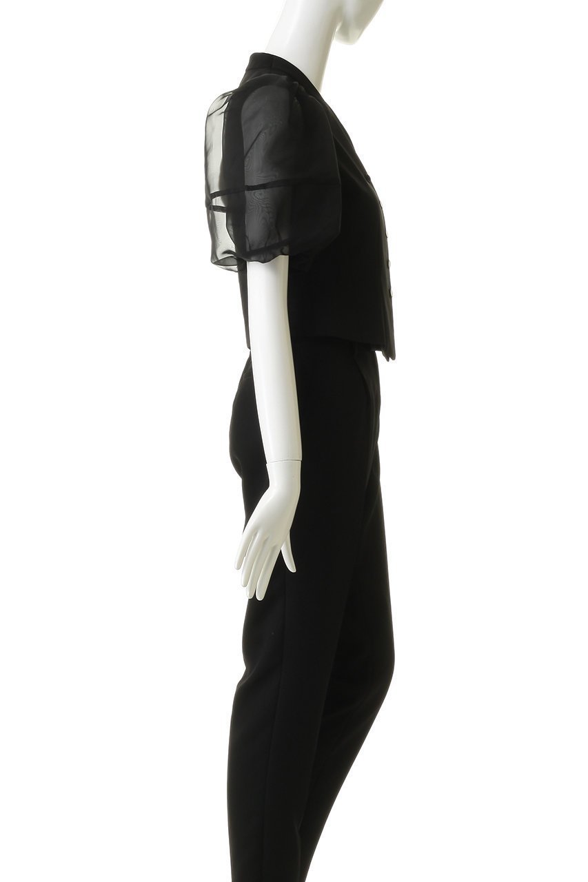 【アルアバイル/allureville】の【LOULOU WILLOUGHBY】ジレドッキングオーガンスリーブトップス 人気、トレンドファッション・服の通販 founy(ファニー) 　ファッション　Fashion　レディースファッション　Fashion for Women　アウター　Coat / Outerwear Collection　トップス・カットソー　Cut & Sew Tops　シャツ・ブラウス・オフィスカジュアル　Elegant Blouses & Button-Ups　ベスト&ジレ / 重ね着スタイル　Vests & Gilets　ショート　Short, Short Length　スリーブ　Sleeve, Long Sleeve / Short Sleeve　トレンド　Trend, Trending Now　バルーン　Balloon, Balloon Silhouette　新作・新入荷　New Arrivals / New In　other-3|ID: prp329100004925290 ipo3291000000036959113