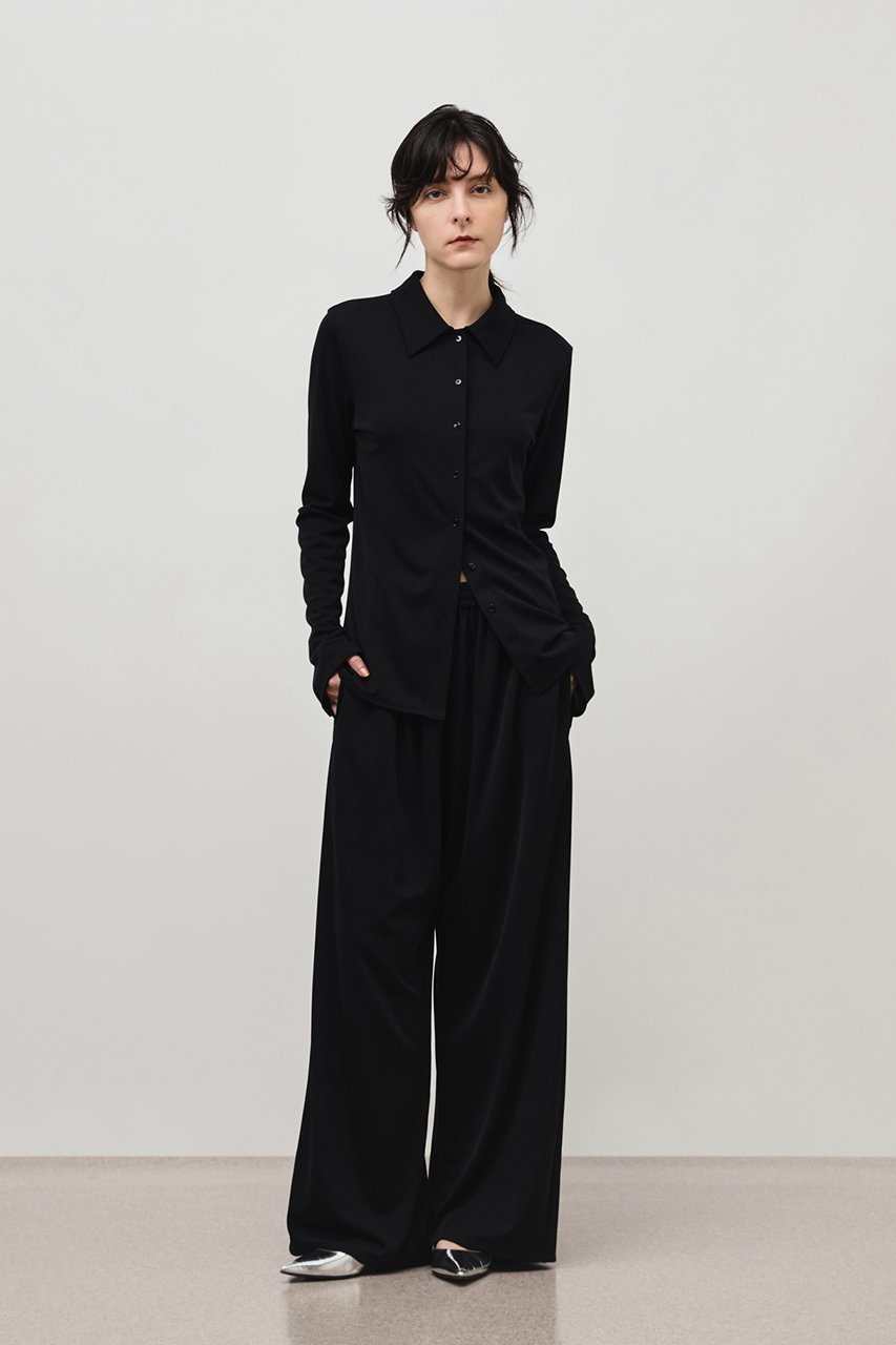 【デパリエ/DEPAREILLE】のトリアセテートジャージーワイドパンツ 人気、トレンドファッション・服の通販 founy(ファニー) 　ファッション　Fashion　レディースファッション　Fashion for Women　パンツ　Pants & Trousers　シンプル　Simple, Minimal　ストレート　Straight, Straight Cut　ワイド　Wide, Wide Fit　エレガント 上品　Elegant　other-7|ID: prp329100004926472 ipo3291000000036965498