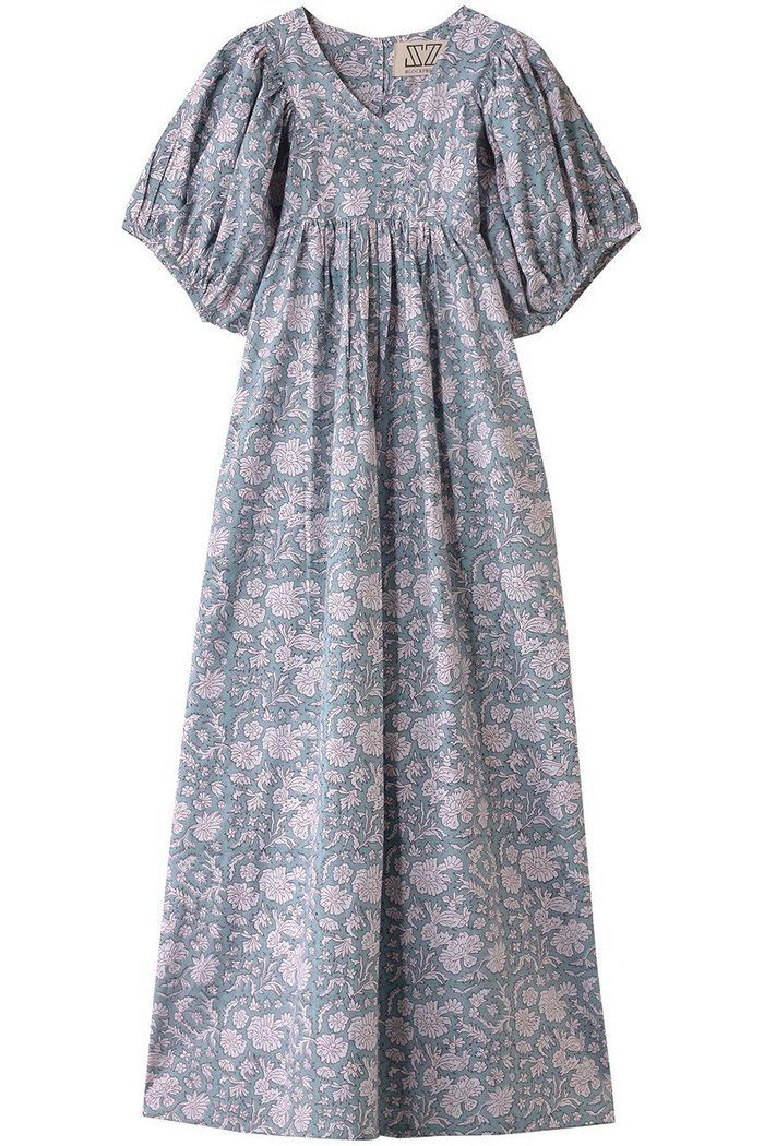 【エスゼット ブロックプリント/SZ Blockprints】の【日本限定】SAI DRESS NILA ショートスリーブワンピース インテリア・キッズ・メンズ・レディースファッション・服の通販 founy(ファニー) https://founy.com/ ファッション Fashion レディースファッション Fashion for Women ワンピース Dresses フォーマル・パーティードレス・結婚式用ドレス Elegant & Casual Dresses チュニック Tunic Tops & Dresses インド Indian Textile オリエンタル Oriental Pattern チュニック Tunic, Long Top フラワー Flower, Floral ブロック Block, Solid Block Pattern プリント Print, Printed Pattern リゾート Resort, Vacation Style エレガント 上品 Elegant |ID: prp329100004926473 ipo3291000000036965500