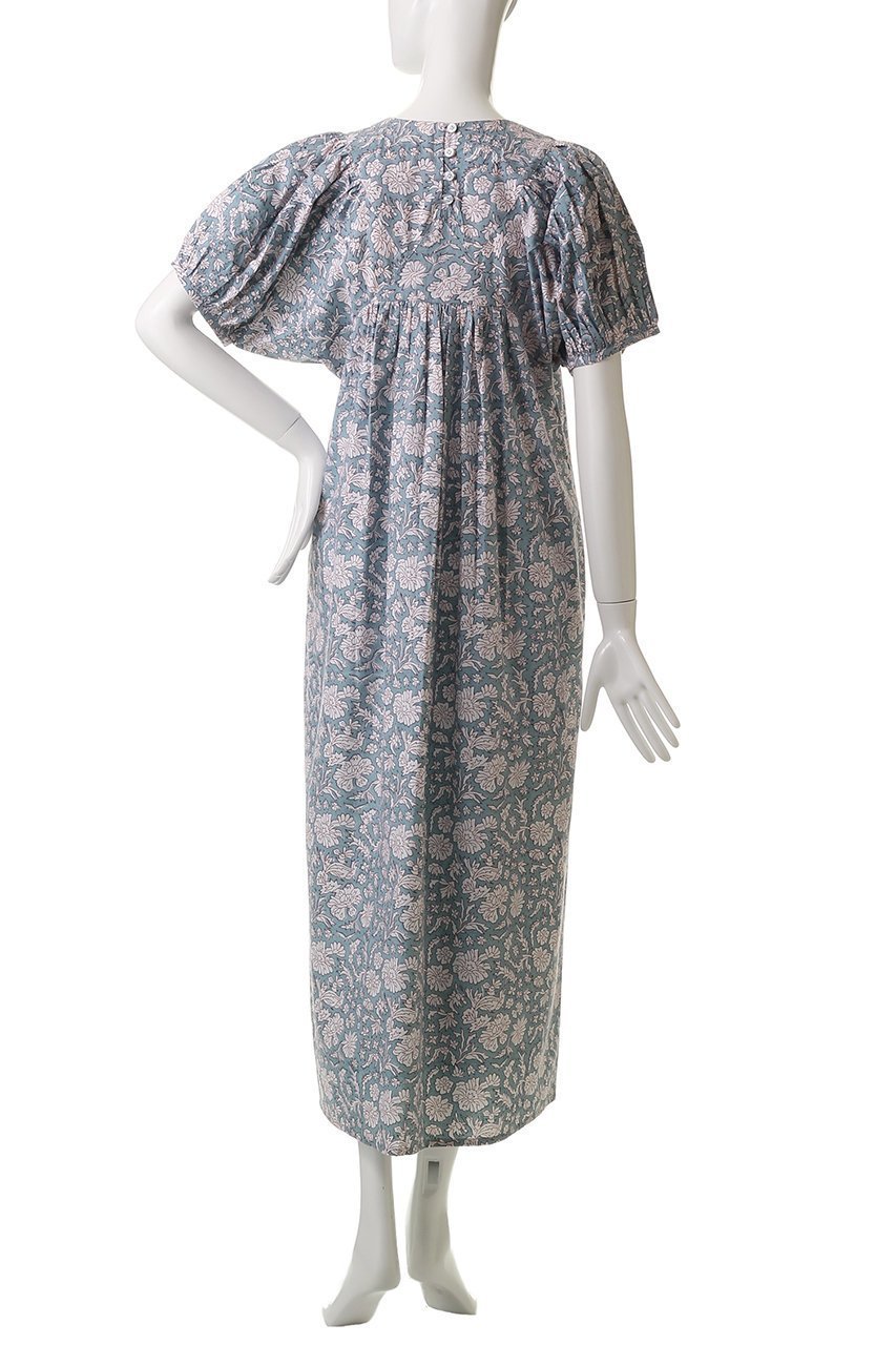 【エスゼット ブロックプリント/SZ Blockprints】の【日本限定】SAI DRESS NILA ショートスリーブワンピース 人気、トレンドファッション・服の通販 founy(ファニー) 　ファッション　Fashion　レディースファッション　Fashion for Women　ワンピース　Dresses　フォーマル・パーティードレス・結婚式用ドレス　Elegant & Casual Dresses　チュニック　Tunic Tops & Dresses　インド　Indian Textile　オリエンタル　Oriental Pattern　チュニック　Tunic, Long Top　フラワー　Flower, Floral　ブロック　Block, Solid Block Pattern　プリント　Print, Printed Pattern　リゾート　Resort, Vacation Style　エレガント 上品　Elegant　other-4|ID: prp329100004926473 ipo3291000000036965504