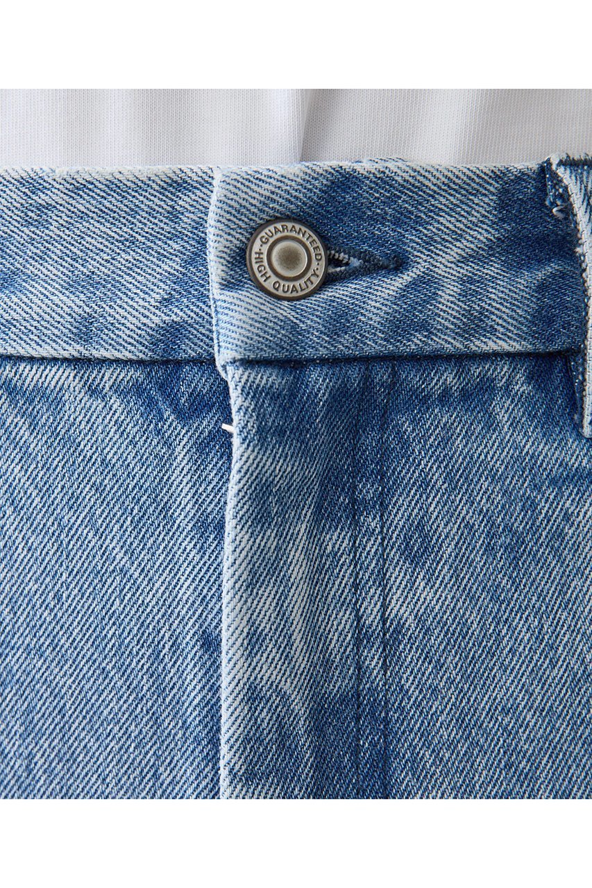 【ウィムガゼット/Whim Gazette】のセンタープレスデニムパンツ 人気、トレンドファッション・服の通販 founy(ファニー) 　ファッション　Fashion　レディースファッション　Fashion for Women　パンツ　Pants & Trousers　デニムパンツ・ジーンズ・美脚デニム　Denim Jeans & Pants　スタイリッシュ　Stylish, Fashionable　センター　Center, Center Line　デニム　Denim, Jeans Material　ハイライズ　High Rise, High Waist　ブリーチ　Bleach, Washed Finish　ワイド　Wide, Wide Fit　ヴィンテージ　Vintage Style　other-6|ID: prp329100004926477 ipo3291000000036965542